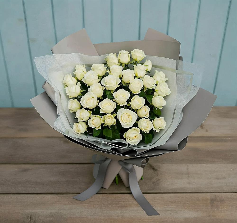 Букет Белоснежная нежность в Донском