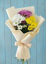 Букет цветов из:  Хризантемы в Донском