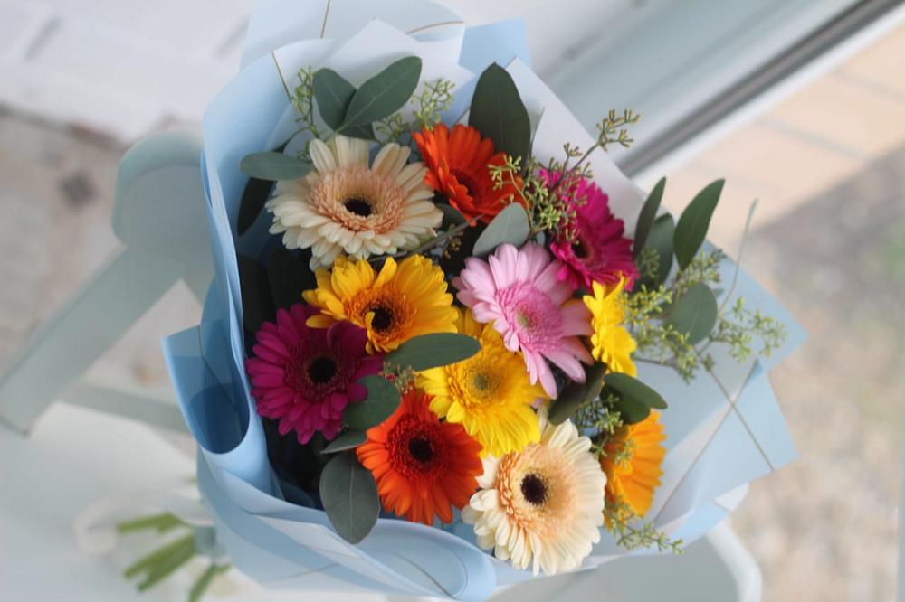 Букет цветов из: Герберы в Донском