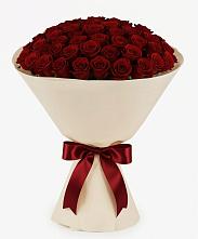 Букет 101 Бордовая роза Блэк Бакарра в Донском