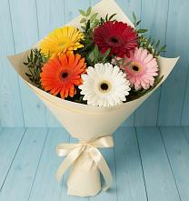 Букет цветов из:  Герберы в Донском
