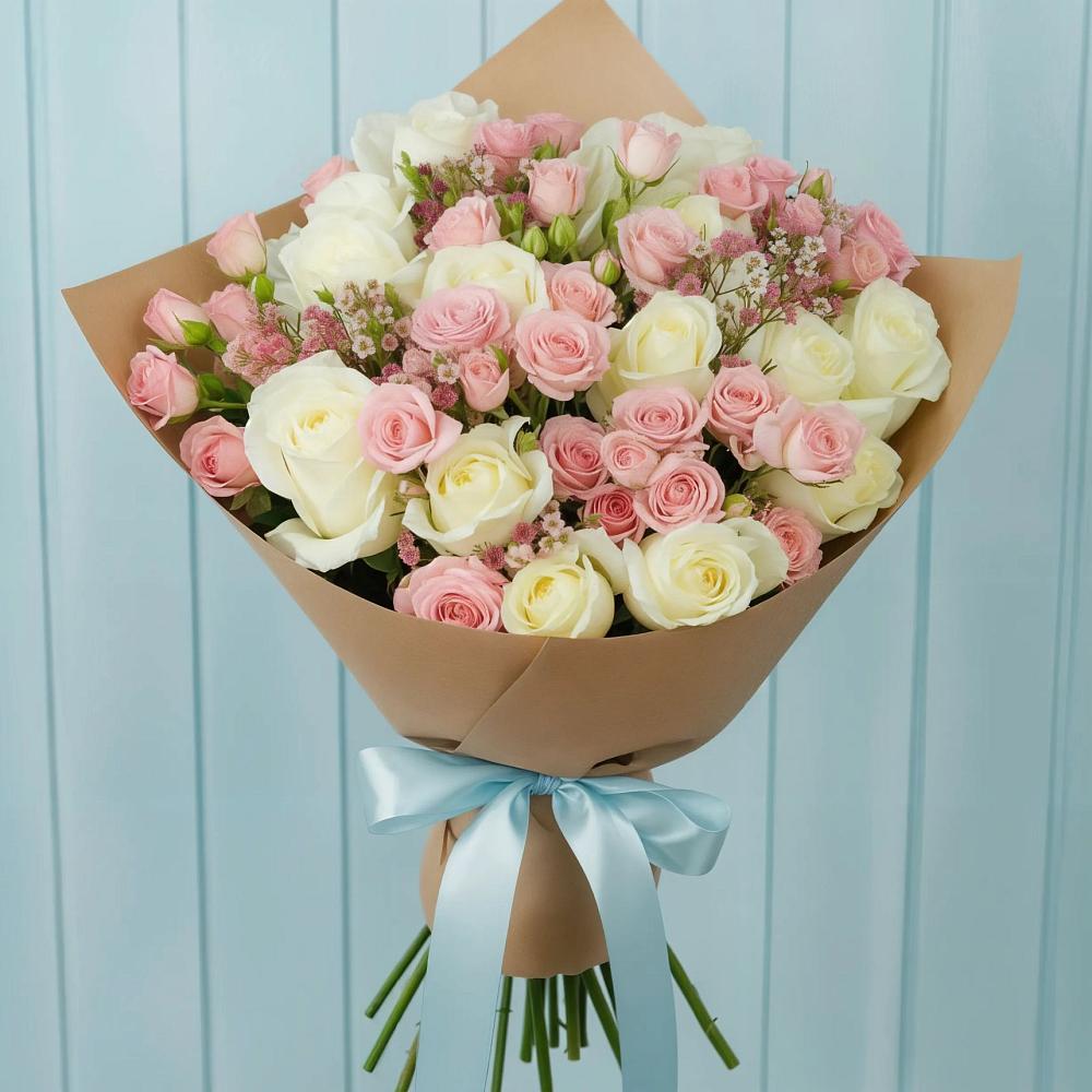 Букет цветов из: Розы в Донском