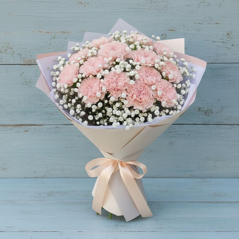 Букет цветов из: Гвоздики в Донском