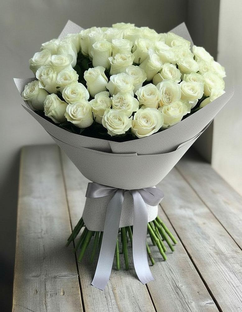 Букет 35 Белых роз в Донском