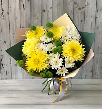 Букет цветов из:  Хризантемы #REPLACE_PRED# Донском