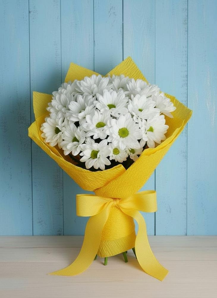 Букет цветов из: Хризантемы в Донском