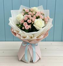 Букет цветов из:  Розы в Донском