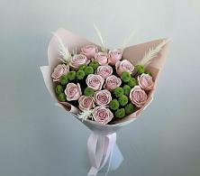 Букет цветов из:  Розы и Хризантемы в Донском