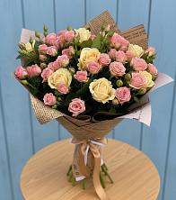 Букет цветов из:  Розы в Донском
