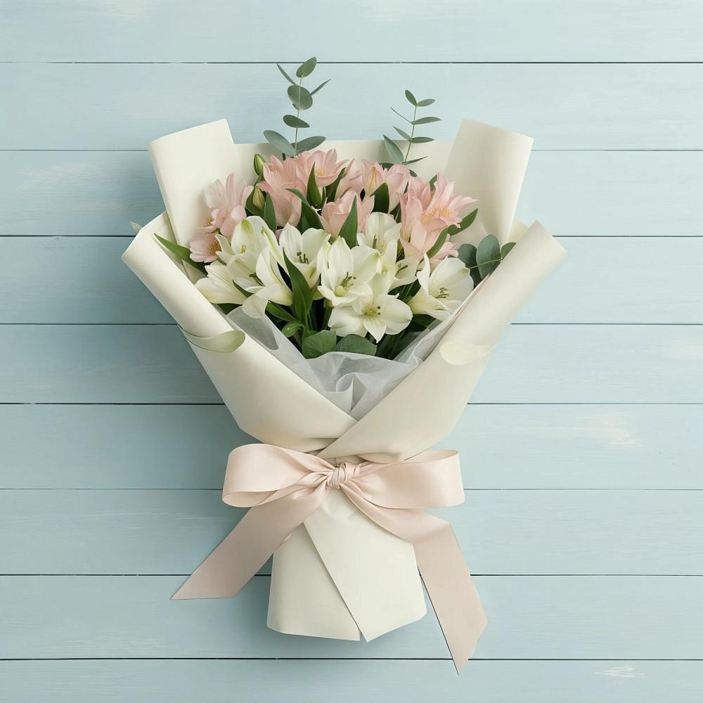 Букет цветов из: Альстромерии в Донском