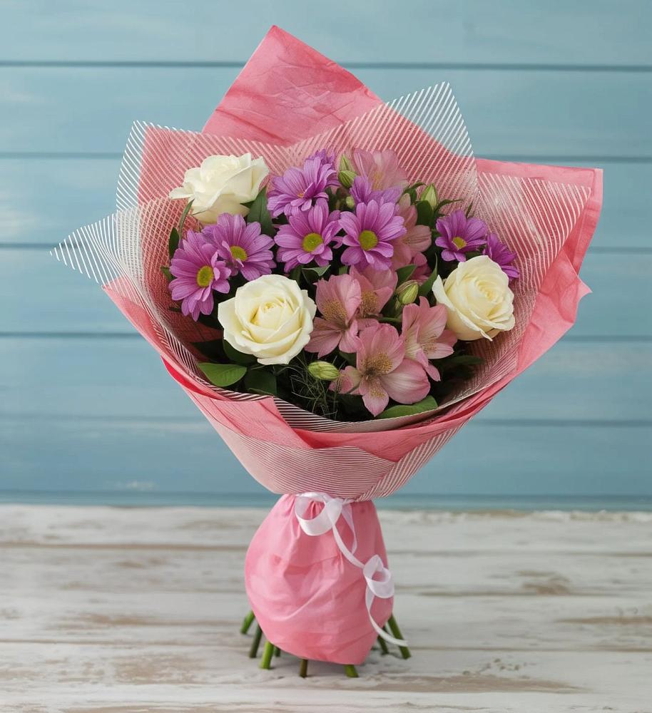 Букет цветов из: Герберы в Донском